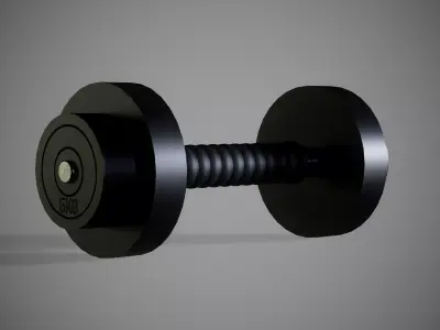 Adjustable Dumbbell New and Old 3D model