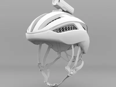 Casco de  bicicleta - bike helmet 3D model