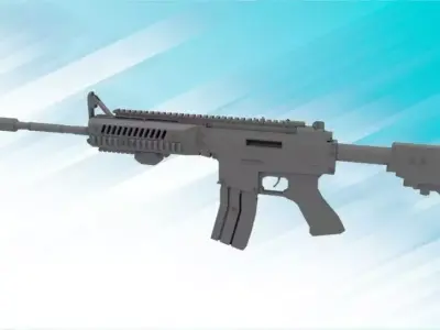 M4A1 Sketchup 3D model