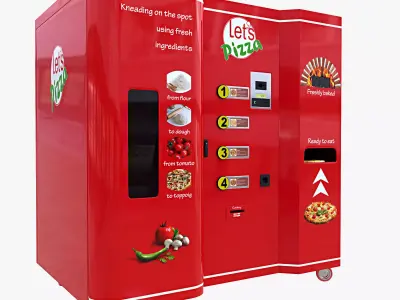 automatic cooking 3D model