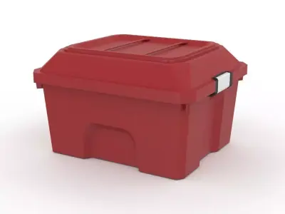 H2000413 BOX GRAY 3D model