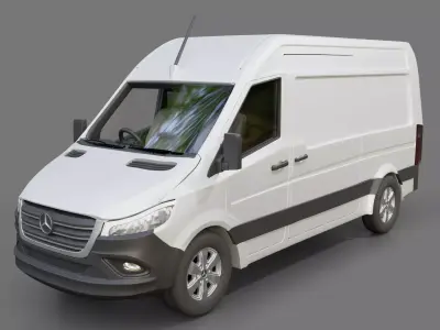 Mercedes Benz eSprinter Panel Van 3D model
