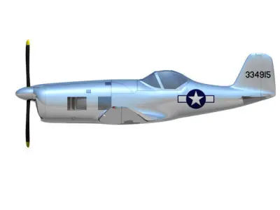 bell xp-77  3D model