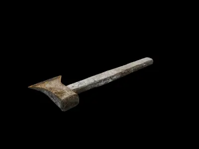 Anydrafts Axe 02 Low-poly 3D model