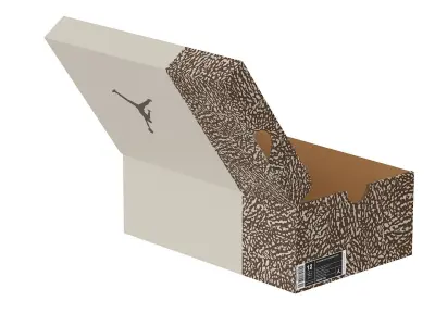 Jordan Box PBR 04 Low-poly 3D model