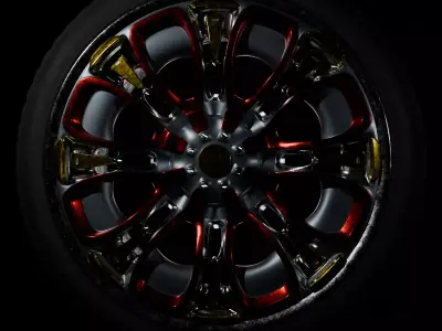 Sports Car Rim Free 3D model