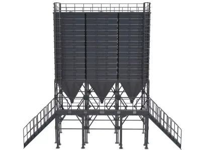 Grain Silo  3D model