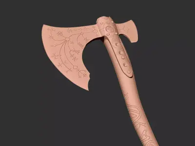 Leviathan Axe God of War  3D print model