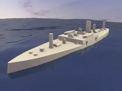 Ironclad Sete de Setembro 3D print model