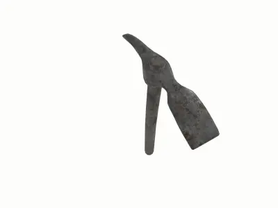 Pickaxe Low-poly 3D model 2