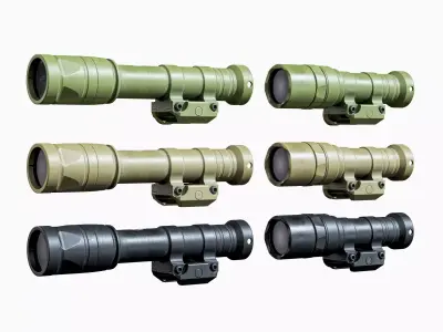 Flash Iight SureFire bundle 3D Model Pack