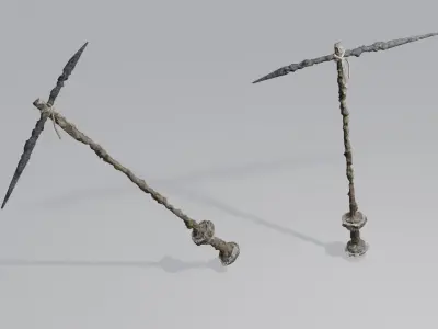 Ancient Pickaxe 3D model