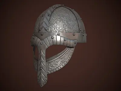 Viking Helmet 03 Low-poly 3D model