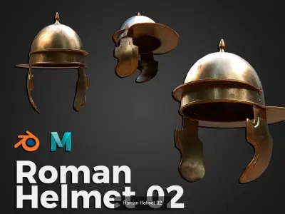   Medieval Helmet 3D Model Pack