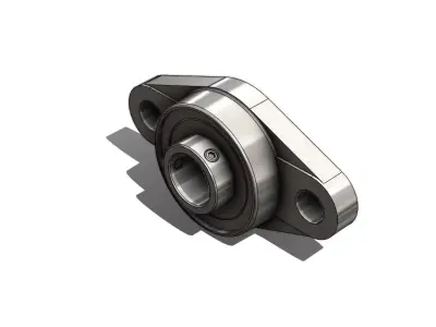 Unidade de Rolamento UCFL 205 Bearing Unit 3D model