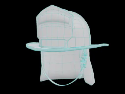Firefighter helmet 3D model purchase