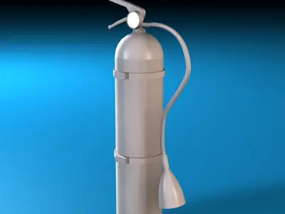 Extinguisher fire 3D model