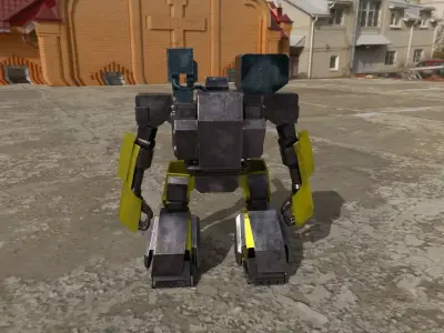 Robot transformers mod Low-poly 3D model