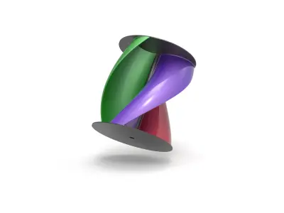 Savonius Wind turbine 3D print model