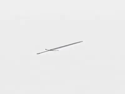 Old sword Low-poly 3D model get