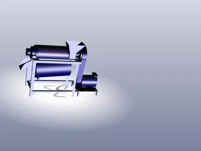 Industrial Fruit juice extractor 3D model