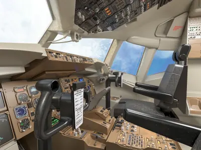  Boeing 757 200 Cockpit 