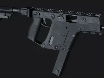 Kriss Vector 45ACP Low-poly 3D model