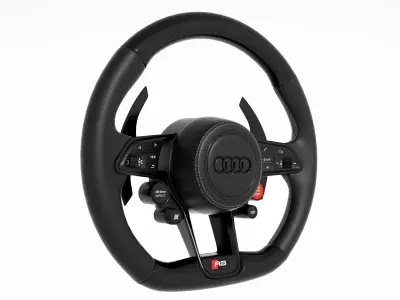 audi R8 Steering wheel 3D model
