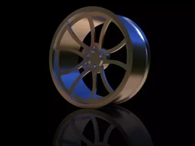20 inch wheel Free 3D model