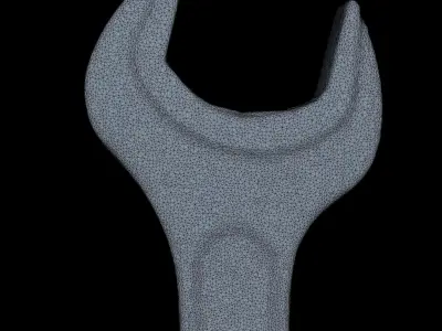 Wrench High Poly Free 3D model