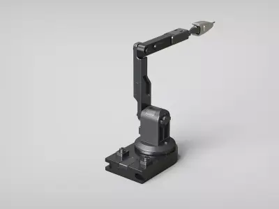 Robotic arm Mechanical  industrial bionic  3D model