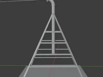 Pivot Irrigation 3D model