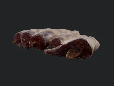 Severed Fingers  Low-poly 3D model