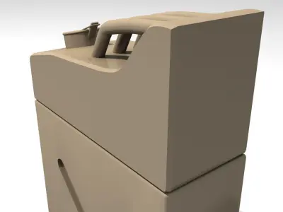 Jerry Can Free low-poly 3D model