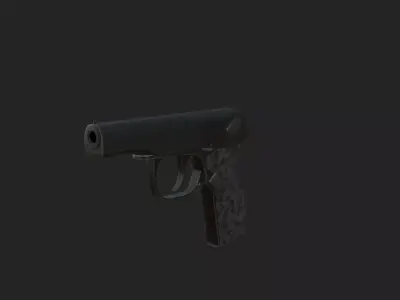 Makarov PM Low-poly 3D model