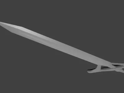 SwoSwo Sword Low-poly 3D model