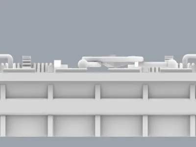 Hatch 1 Low-poly 3D model