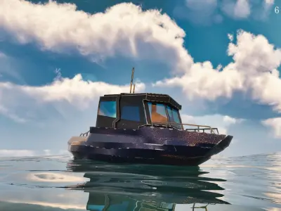 15 low poly Boats and ships pack  Low-poly 3D model