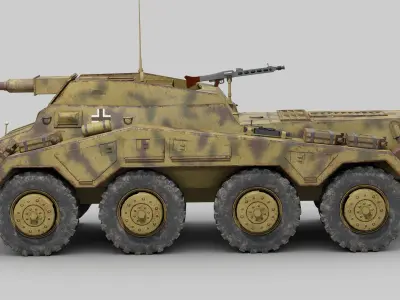 SdKfz 234 3 3D model
