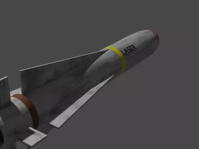 AGM-65 rocket launcher 3D model