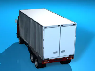 Old truck 3D model