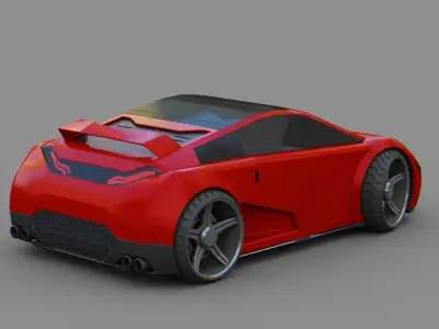 Sport car  Free 3D model buy