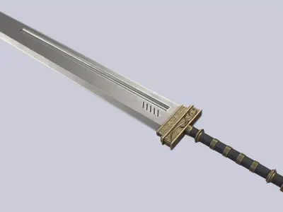 Greatsword Low-poly 3D model purchase