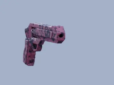 Sheriff Gun 3D model