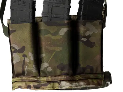 Ten-Speed 6-Pack Bandolier Low-poly 3D model
