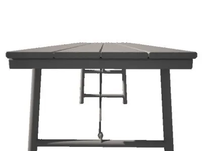 Foldable Army Table 3D model