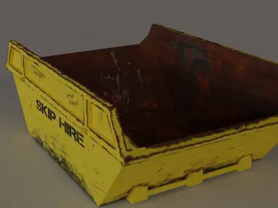 Skip -Lowpoly PBR Unity Low-poly 3D model