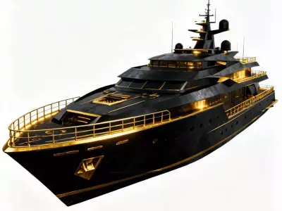 Luxury Yachts And Executive Jets Collection 3D Model Pack