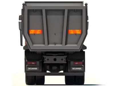 Truck G500 XT 8x4 tipper 2022 3D model