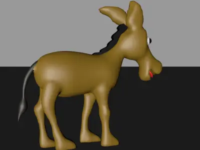 donkey 3D model